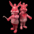Frank Kozik x BlackBook Toy:A Clockwork Carrot Lil Alex, Dim "Dead Meat"