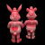 Frank Kozik x BlackBook Toy:A Clockwork Carrot Lil Alex, Dim "Dead Meat"