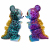 Ron English x BlackBook Toy:Leopard Mousezilla micro run painted by BBT