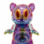 Ron English x BlackBook Toy:Leopard Mousezilla micro run painted by BBT