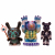 MISHKA x Lamour Supreme:Yeti KONG, Ghost Beast finger puppet micro run paninted by BBT
