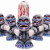 MISHKA x Lamour Supreme:Yeti KONG, Ghost Beast finger puppet micro run paninted by BBT