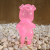 Frank Kozik x BlackBook Toy:Piggums Sakura Clear