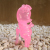 Frank Kozik x BlackBook Toy:Piggums Sakura Clear
