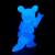 Ron English x BlackBook Toy( ロン・イングリッシュ)　Mousezilla BL GID with mini