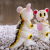 Ron English x BlackBook Toy( ロン・イングリッシュ)　Mousezilla:Fortune Cat BL GID painted by BBT