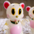 Ron English x BlackBook Toy( ロン・イングリッシュ)　Mousezilla:Fortune Cat BL GID painted by BBT