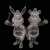 Frank Kozik x BlackBook Toy:A Clockwork Carrot Lil Alex, Dim(not a set) Stealth