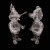 Frank Kozik x BlackBook Toy:A Clockwork Carrot Lil Alex, Dim(not a set) Stealth
