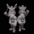Frank Kozik x BlackBook Toy:A Clockwork Carrot Lil Alex, Dim(not a set) Stealth