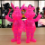 Frank Kozik x BlackBook Toy:Lil Alex, Dim Clear Neon PK(not a set)