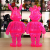 Frank Kozik x BlackBook Toy:Lil Alex, Dim Clear Neon PK(not a set)