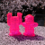 MISHKA x Lamour Supreme:KONG, Beast finger puppet Clear Neon PK(not a set)