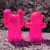MISHKA x Lamour Supreme:KONG, Beast finger puppet Clear Neon PK(not a set)