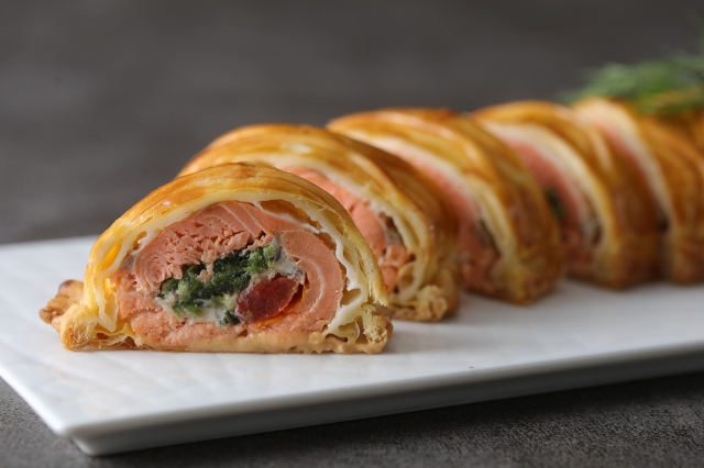 サーモンのパイ包み焼き