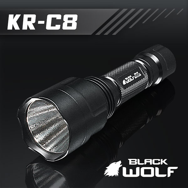 BLACKWOLF KR-C8 （OP/SMO）Max1200ルーメン｜CREEのLEDである