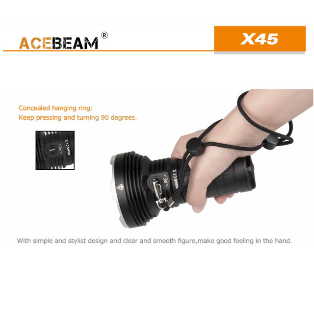 ACEBEAM X45 2｜話題の高性能ブランド。斬新な設計が、マニアを魅了し
