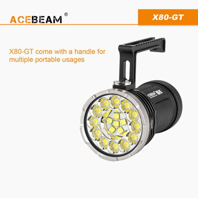 ACEBEAM（エースビーム）】X80-GT /Cree（クリー）XLamp XHP50.2