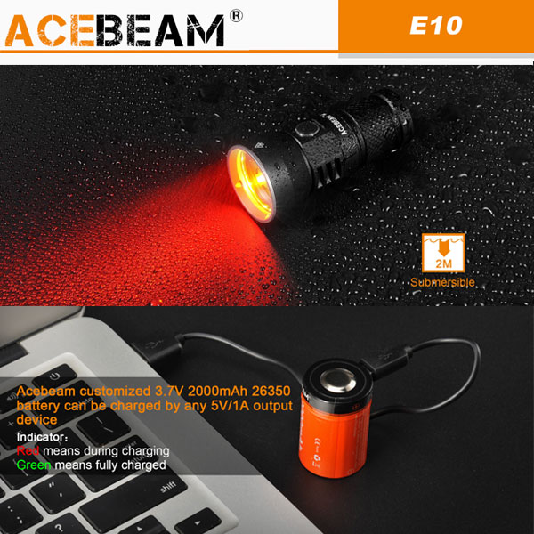 ACEBEAM E10｜話題の高性能ブランド。斬新な設計が、マニアを魅了します。