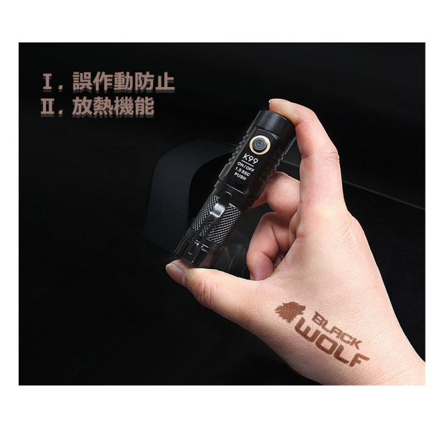 BLACKWOLF（ブラックウルフ）】ハンディライト [リフレクタータイプ