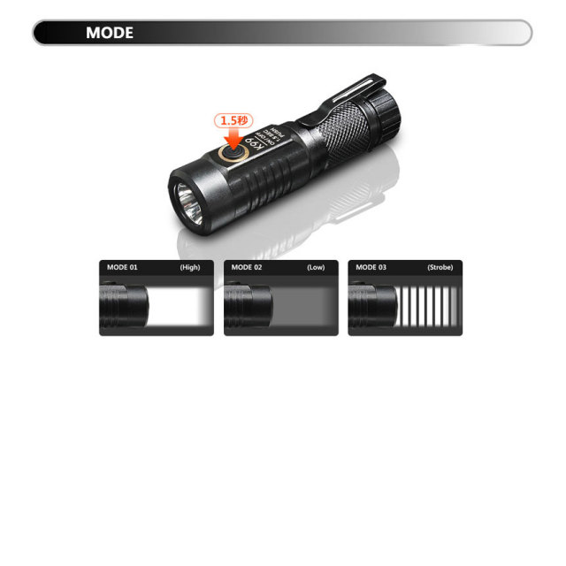 BLACKWOLF（ブラックウルフ）】ハンディライト [リフレクタータイプ