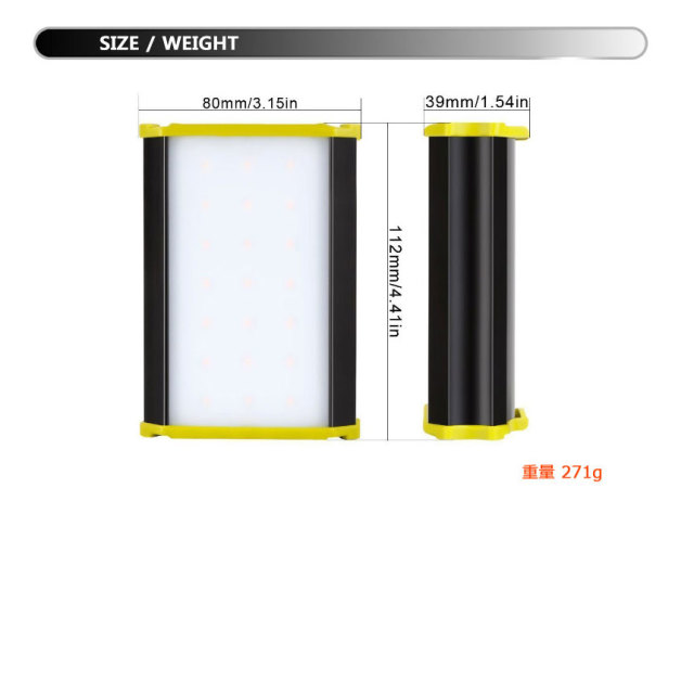 BLACKWOLF（ブラックウルフ）】 モバイルLEDランタン（LEAF/リーフ