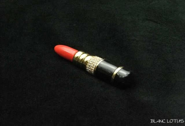 KJL（ケネス・J・レーン）　赤い口紅ブローチ