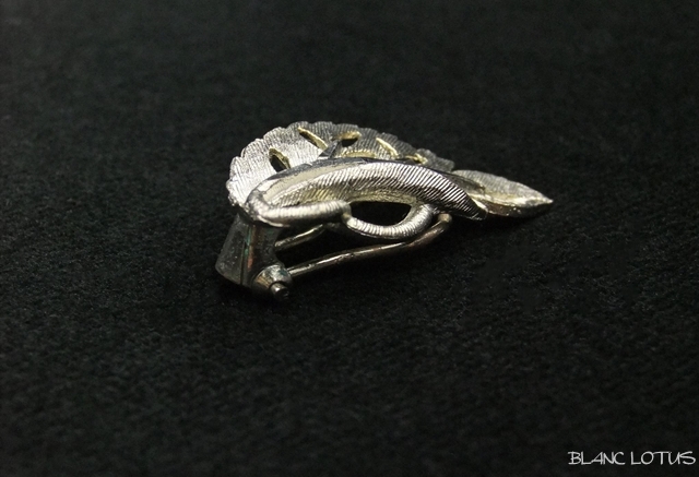 BSK シルバーリーフイヤリング