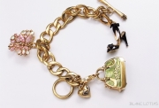 Juicy Couture　ハイヒールとバッグのチャームブレスレット(コンテンポラリー）