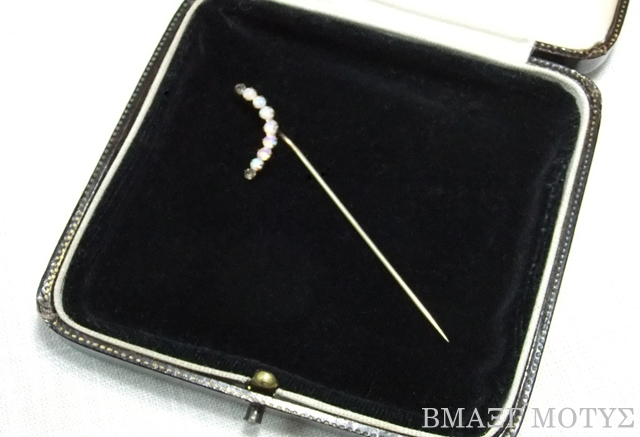 ヴィクトリアン　オパールのハットピン