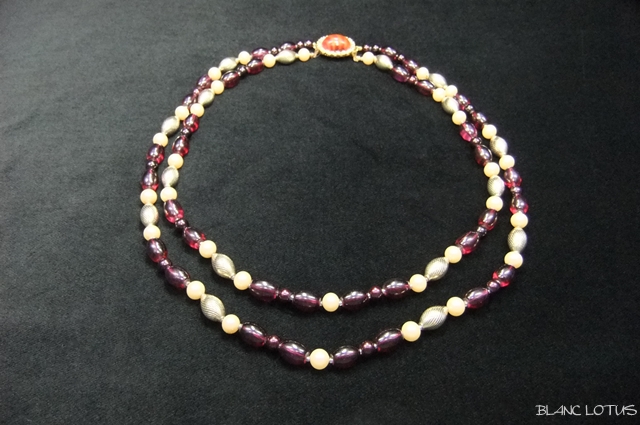 CELEBRITY （セレブリティ）　２連ビーズネックレス