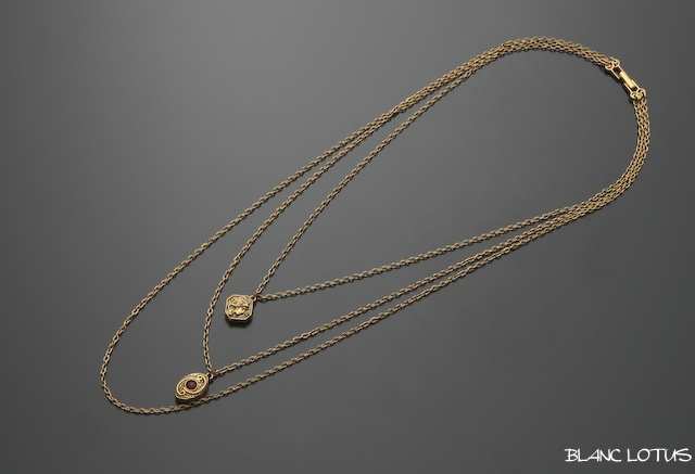 Goldette ゴールドトーンネックレス