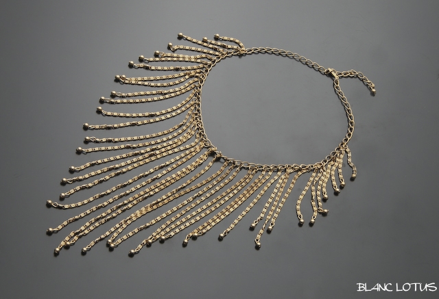 ウォーターフォールネックレス