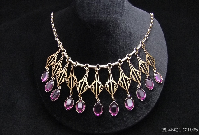 アメジストのネックレス　　30年代