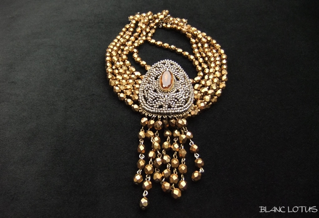 LW Paris ブロンズ色のチョーカー