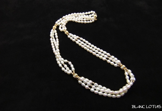 パールとゴールドのネックレス