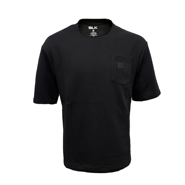 ライフスタイルポケット付きティーシャツ ブラック