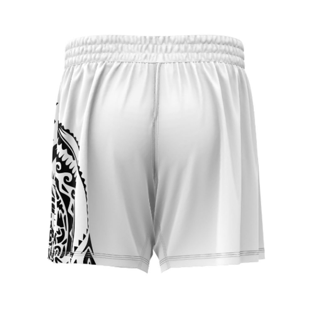 PGGG ロゴ ショーツ ホワイト ブラック タトゥーショーツ ホワイト×ブラック