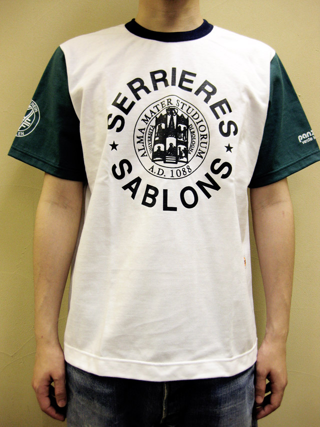 PANZERI “SERRIERES SABLONS” トリコロール Ｓ／Ｓ Ｔシャツ