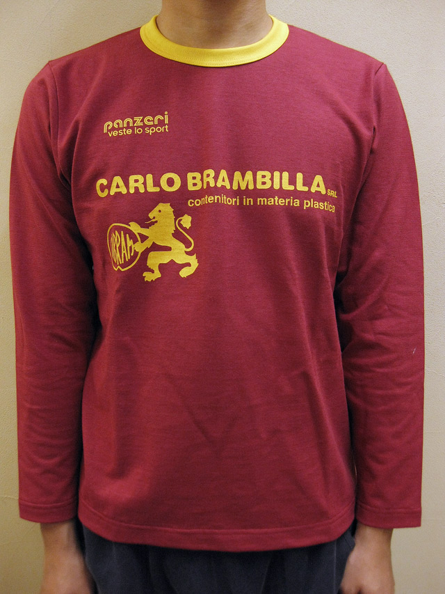 PANZERI “CARLO BRAMBILLA”トリム長袖Ｔシャツ