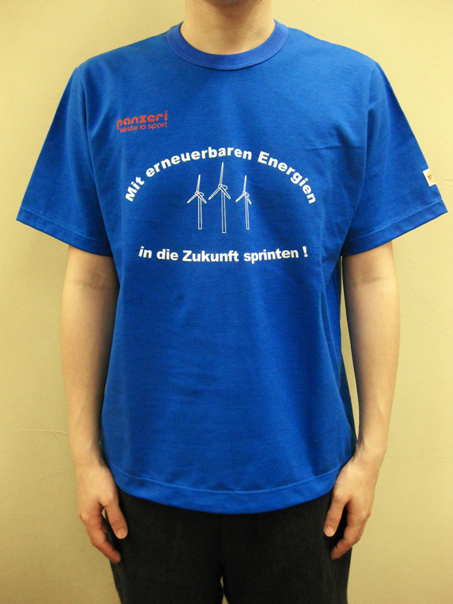 PANZERI “Mit erneuerbaren Energien” Ｔシャツ