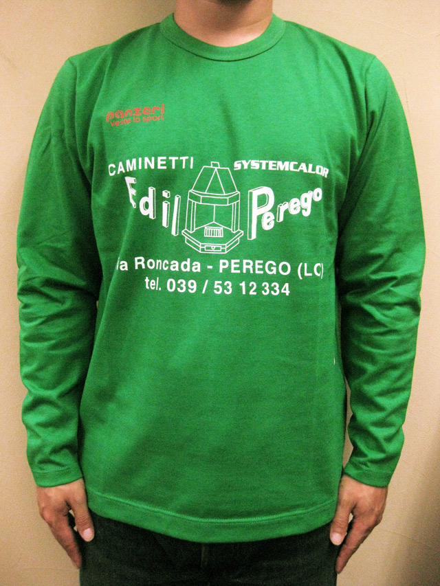 PANZERI “Edil Perego” 長袖Ｔシャツ