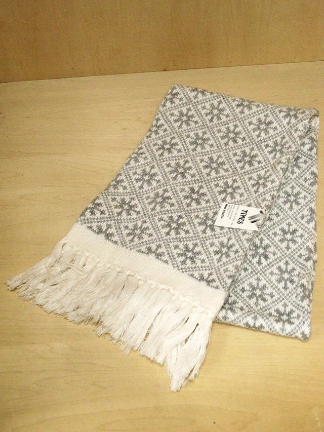 TINES HAMD FRAME MUFFLER REGULAR／ティンズ　ハンドフレーム　マフラー(レギュラー丈)