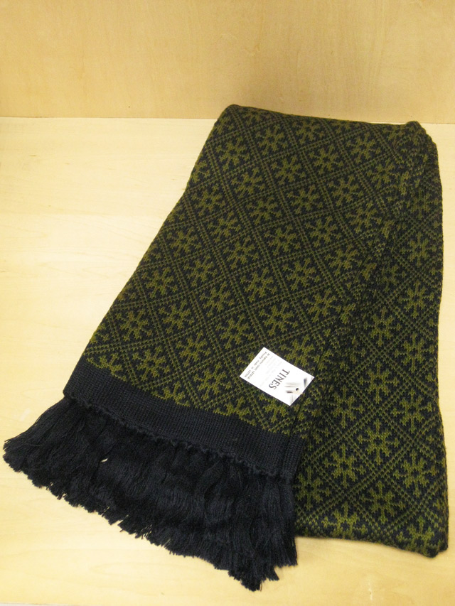 TINES HAMD FRAME MUFFLER LONG&WIDE／ティンズ　ハンドフレーム　ロング＆ワイド　マフラー（Blood & Thunder別注）