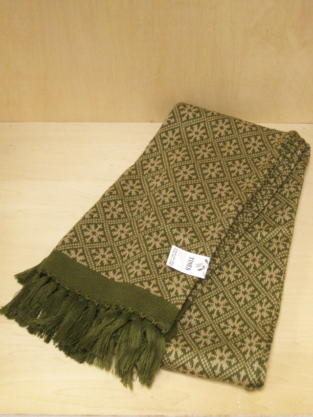 TINES HAMD FRAME MUFFLER LONG&WIDE／ティンズ　ハンドフレーム　ロング＆ワイド　マフラー（Blood & Thunder別注）