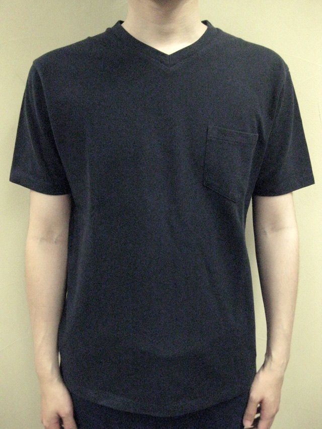 Ambiente Kanoko V-neck S/S Tee with Pocket