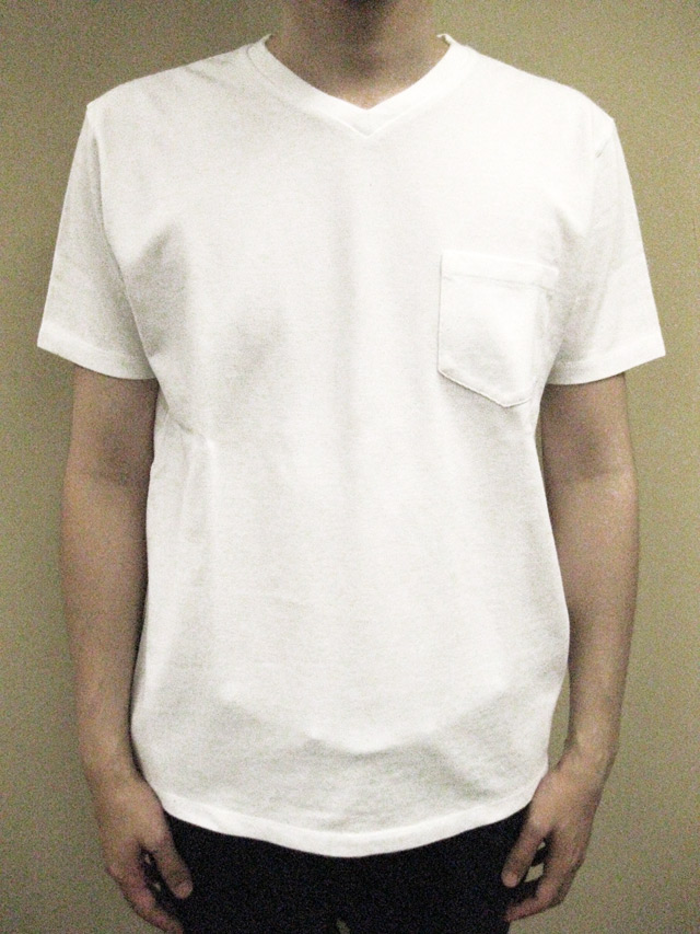 Ambiente Kanoko V-neck S/S Tee with Pocket