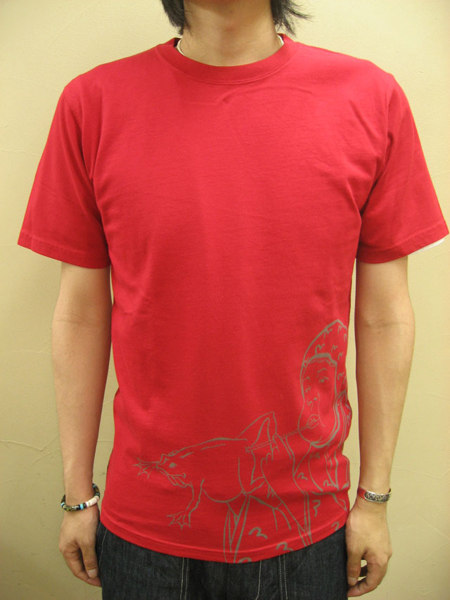 【送料無料】EVISU EURO(エヴィスユーロ) フロッグブルーワー(蛙を膨らます男)半袖Ｔシャツ　【直営店未入荷ユーロ限定モデル】