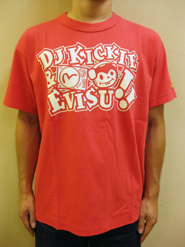【直営店は完売！】EVISU(エヴィス) “DJ KICKIE(ディージェイ　キッキー) ” S/S TEE