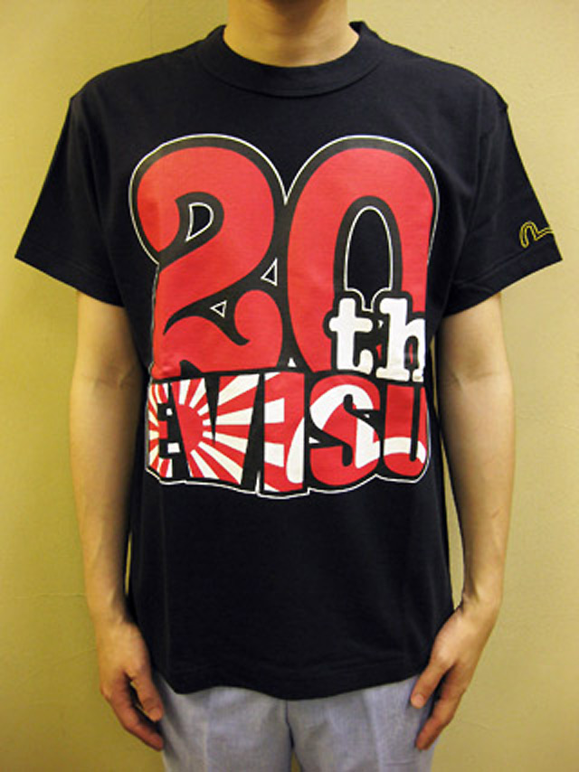 【直営店は完売！】EVISU(エヴィス)  “20TH EVISU(トゥエンティスエヴィス)” S/S TEE　【20周年記念限定モデル】